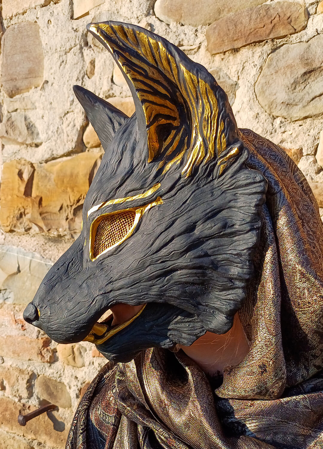 Fenrir Anubis Resin Mask - Ready to ship