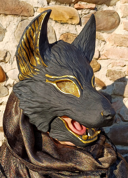 Fenrir Anubis Resin Mask - Ready to ship