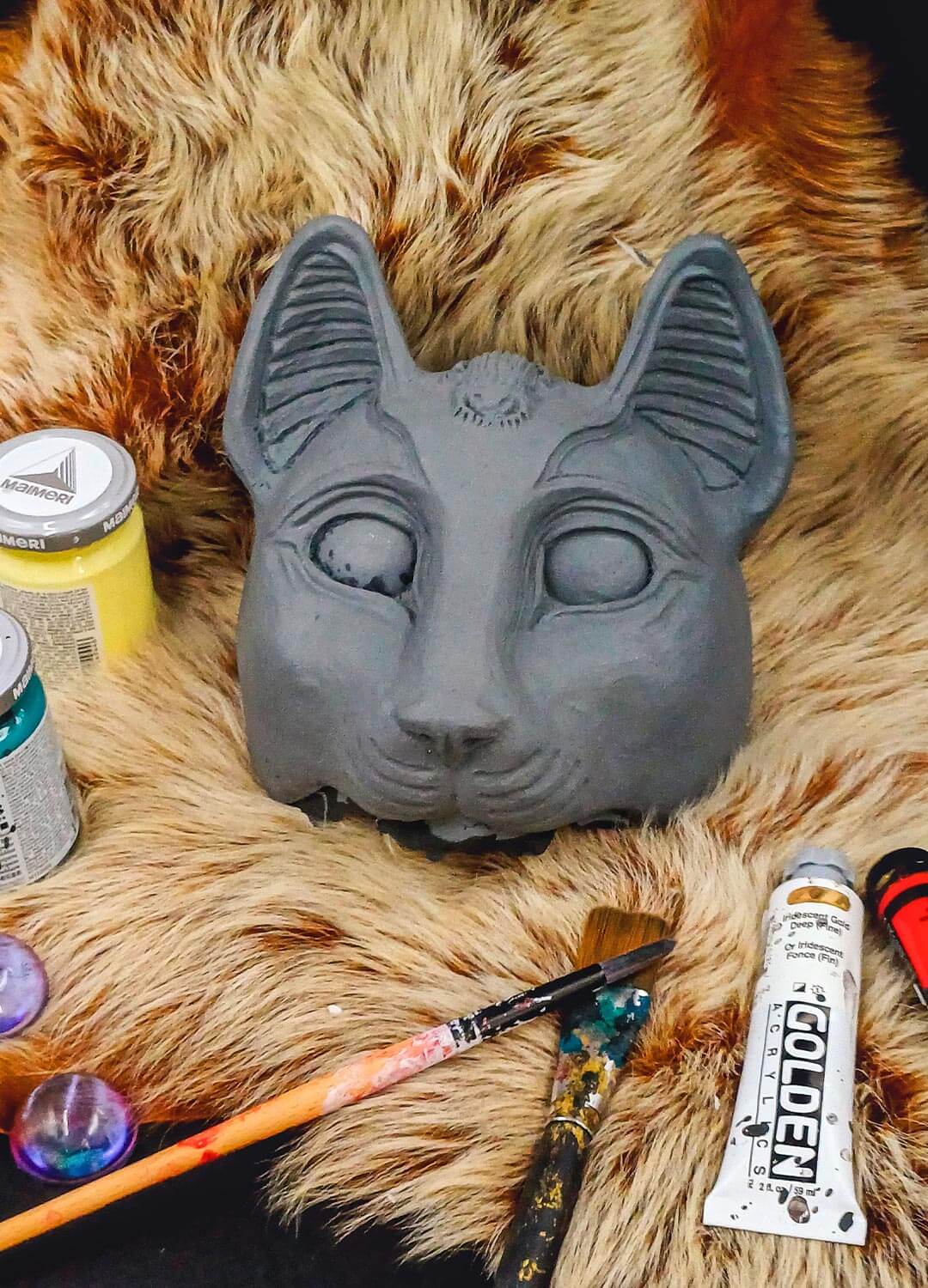 Bastet Blank Mask - Ready to Ship