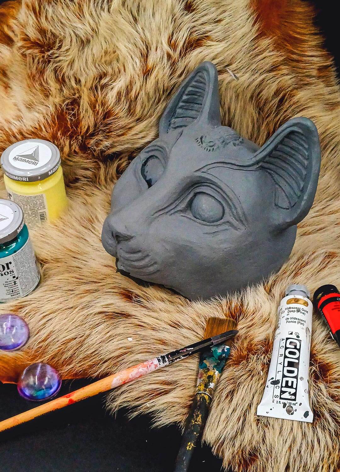 Bastet Blank Mask - Ready to Ship