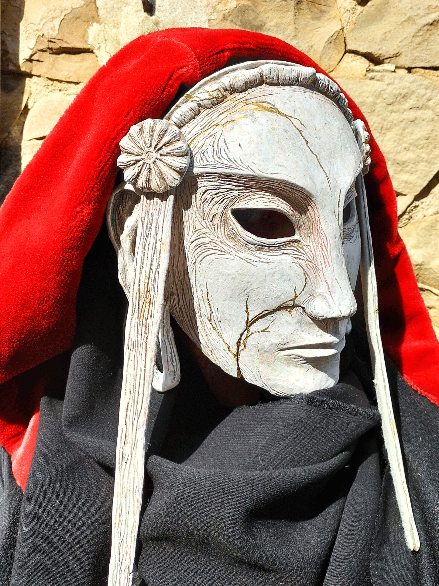 Blank Stone Poet Resin Mask - Ready to Ship