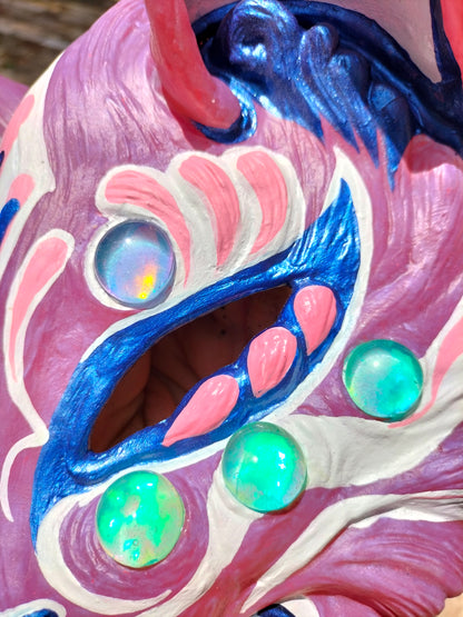 Kitsune Changing Color Resin Mask