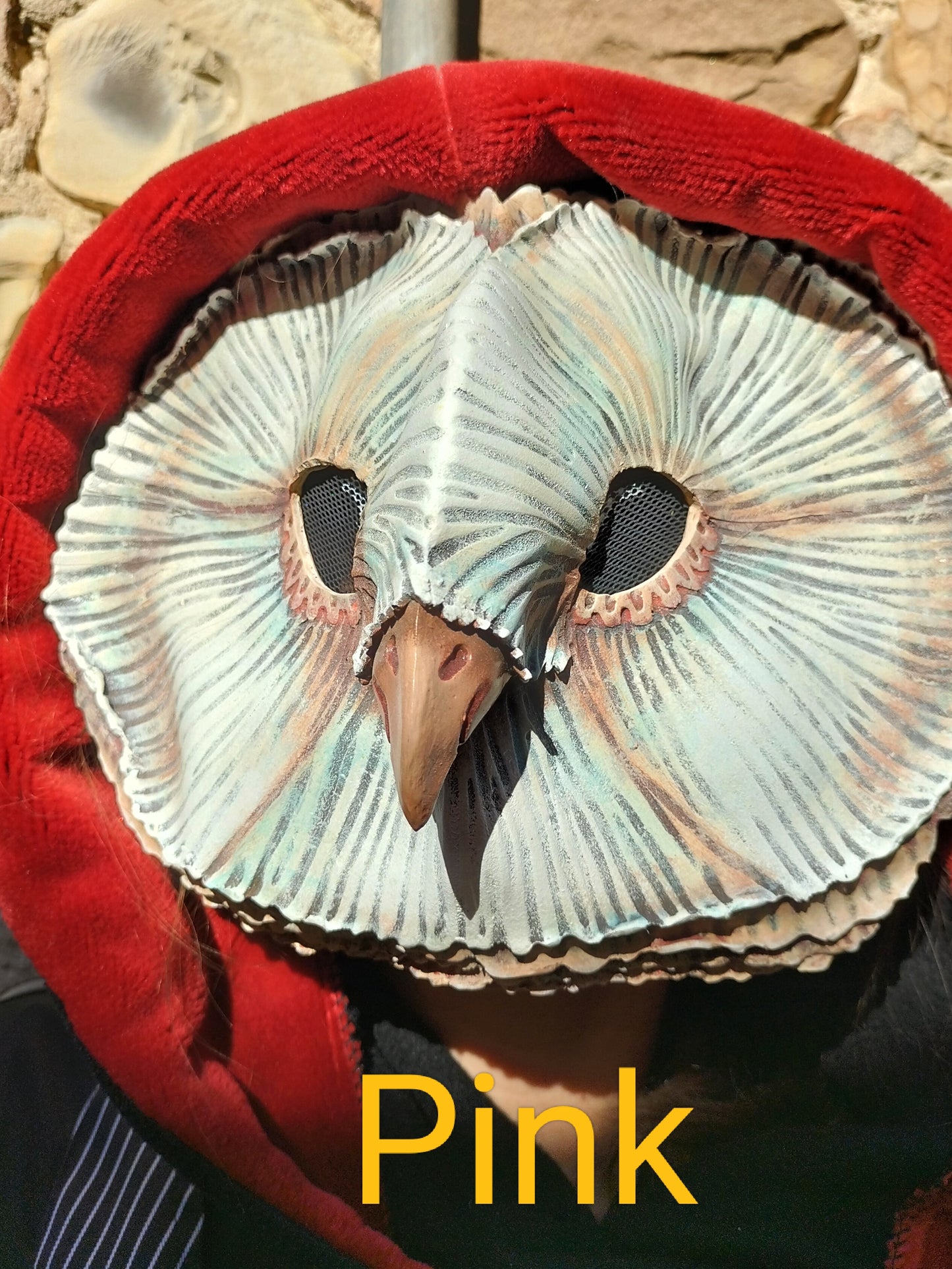 Basic Barn Owl mask - Ready to ship