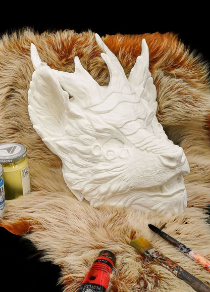 Blank Kirin Qili Resin Mask - Ready to Ship