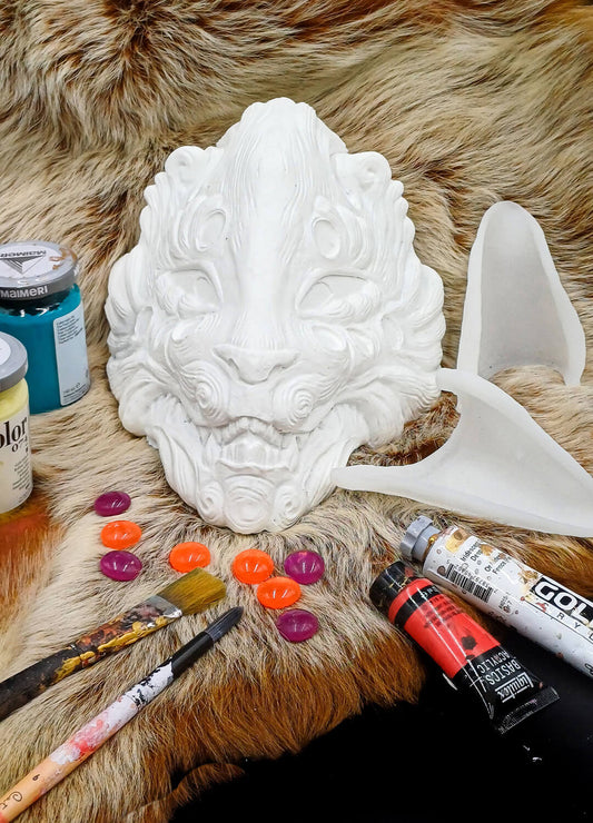 Kitsune Blank Mask - Ready to ship