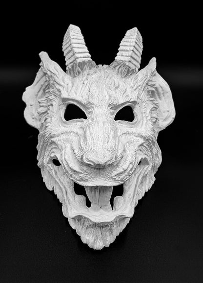 Horned King of Rats Blank Mask - Ready to ship