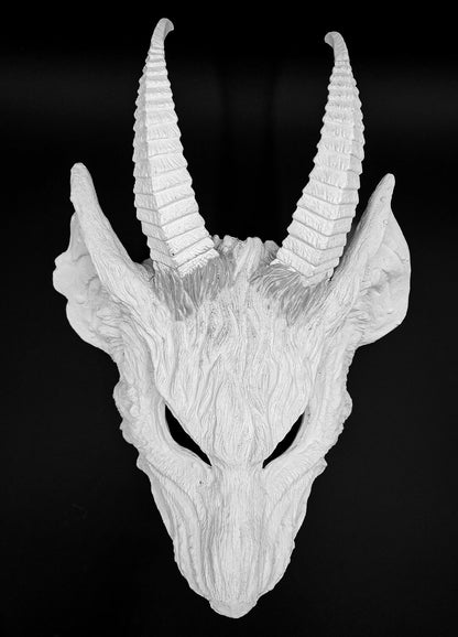 Horned King of Rats Blank Mask - Ready to ship