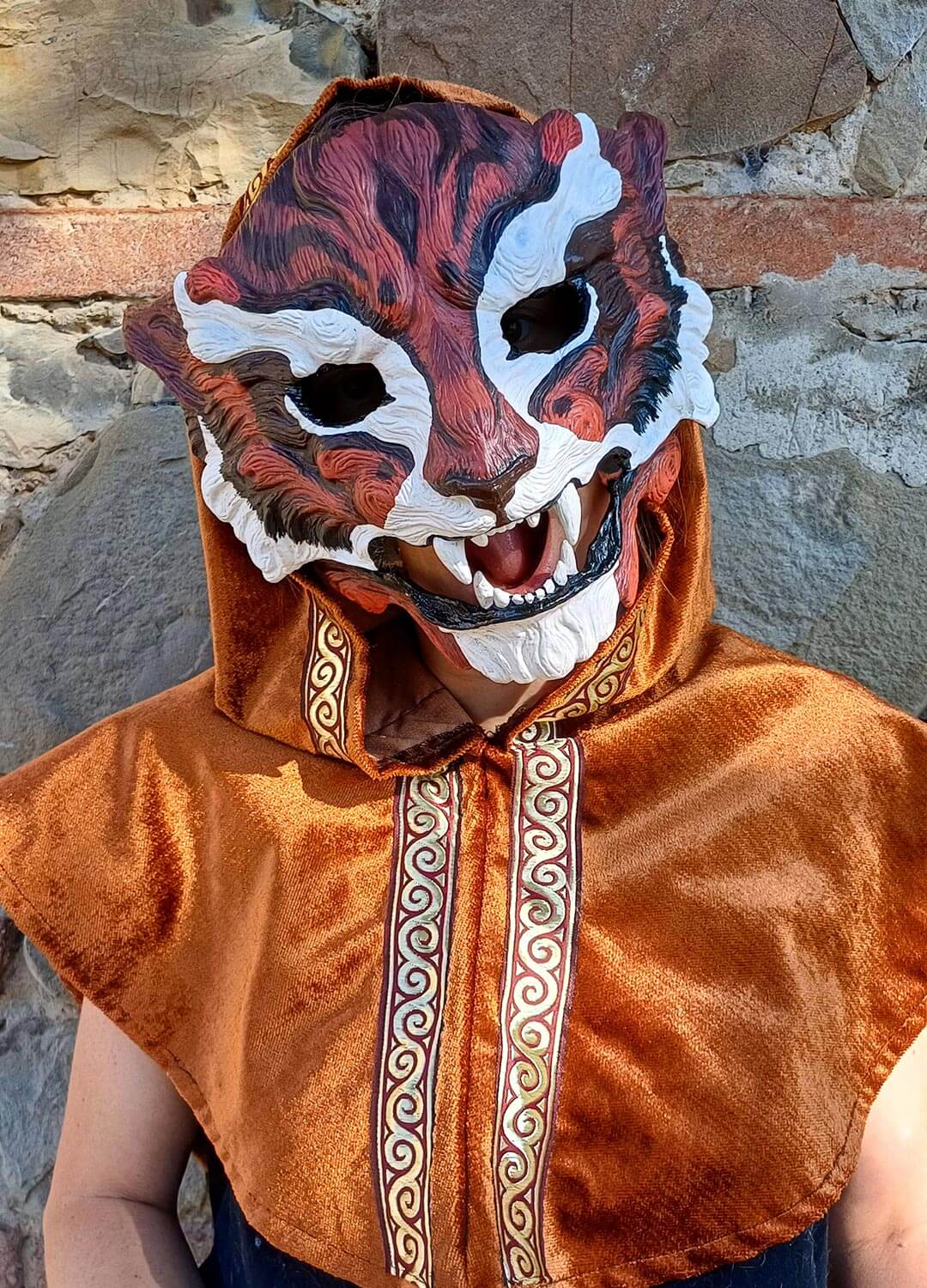 Bau Hu Natural Tiger Resin Mask