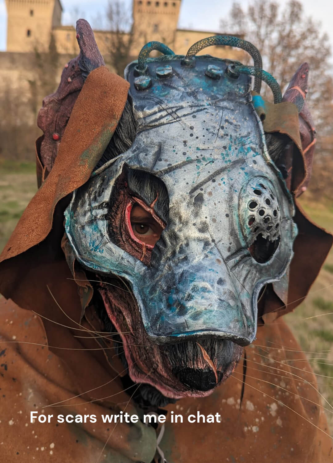 Warhammer Rat Resin Mask