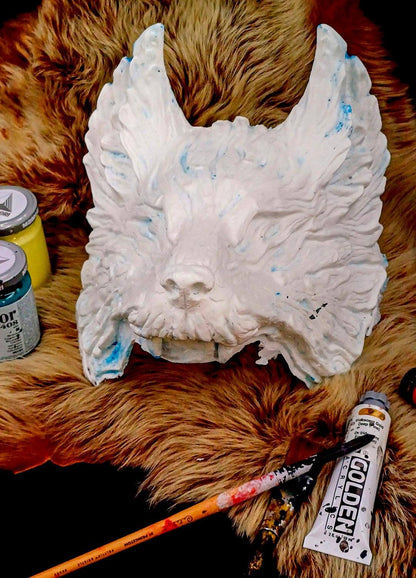 Blank Fatuos Fenrir Resin Mask - Ready to Ship