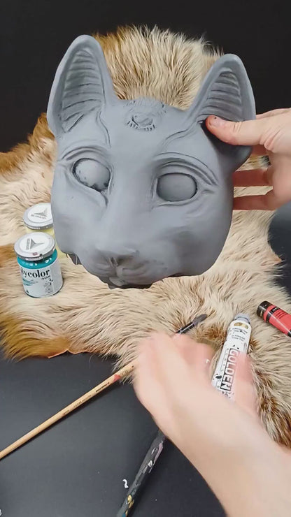 Bastet Blank Mask - Ready to Ship