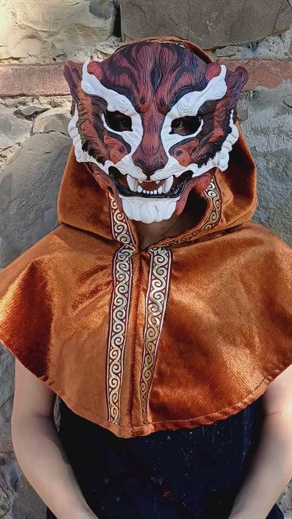 Bau Hu Natural Tiger Resin Mask