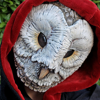 White Barn Owl mask