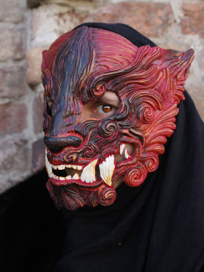 Red Oni mask