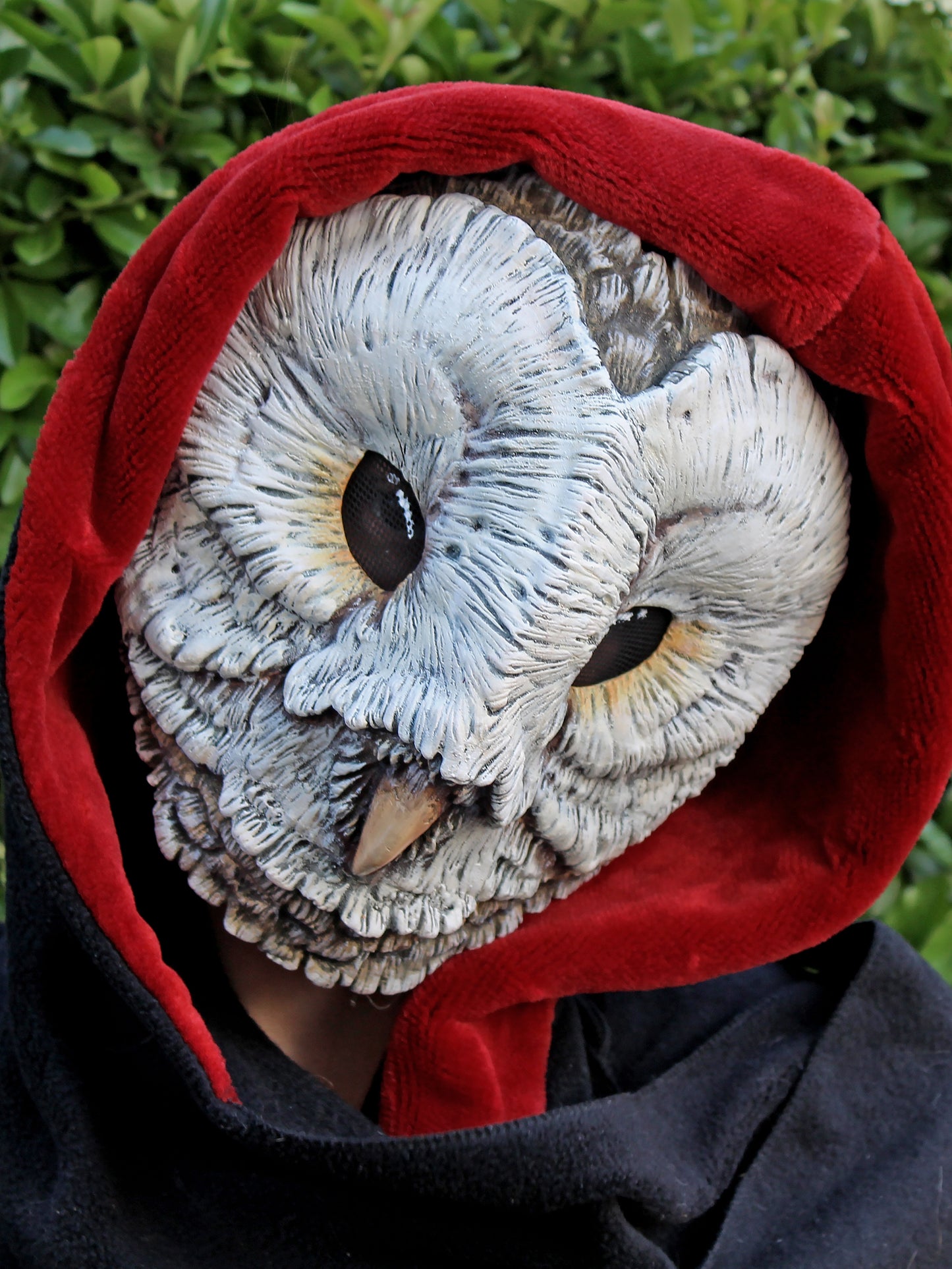 White Barn Owl mask