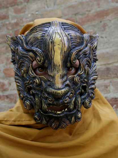 Black and Gold Oni mask