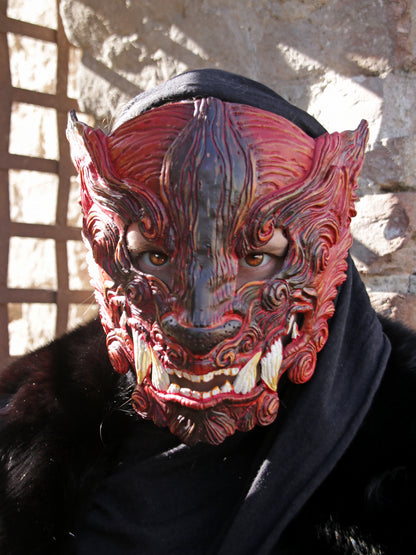 Red Oni mask