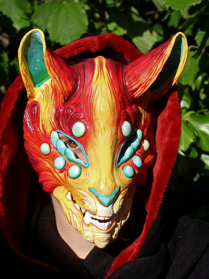 Fire Kitsune mask