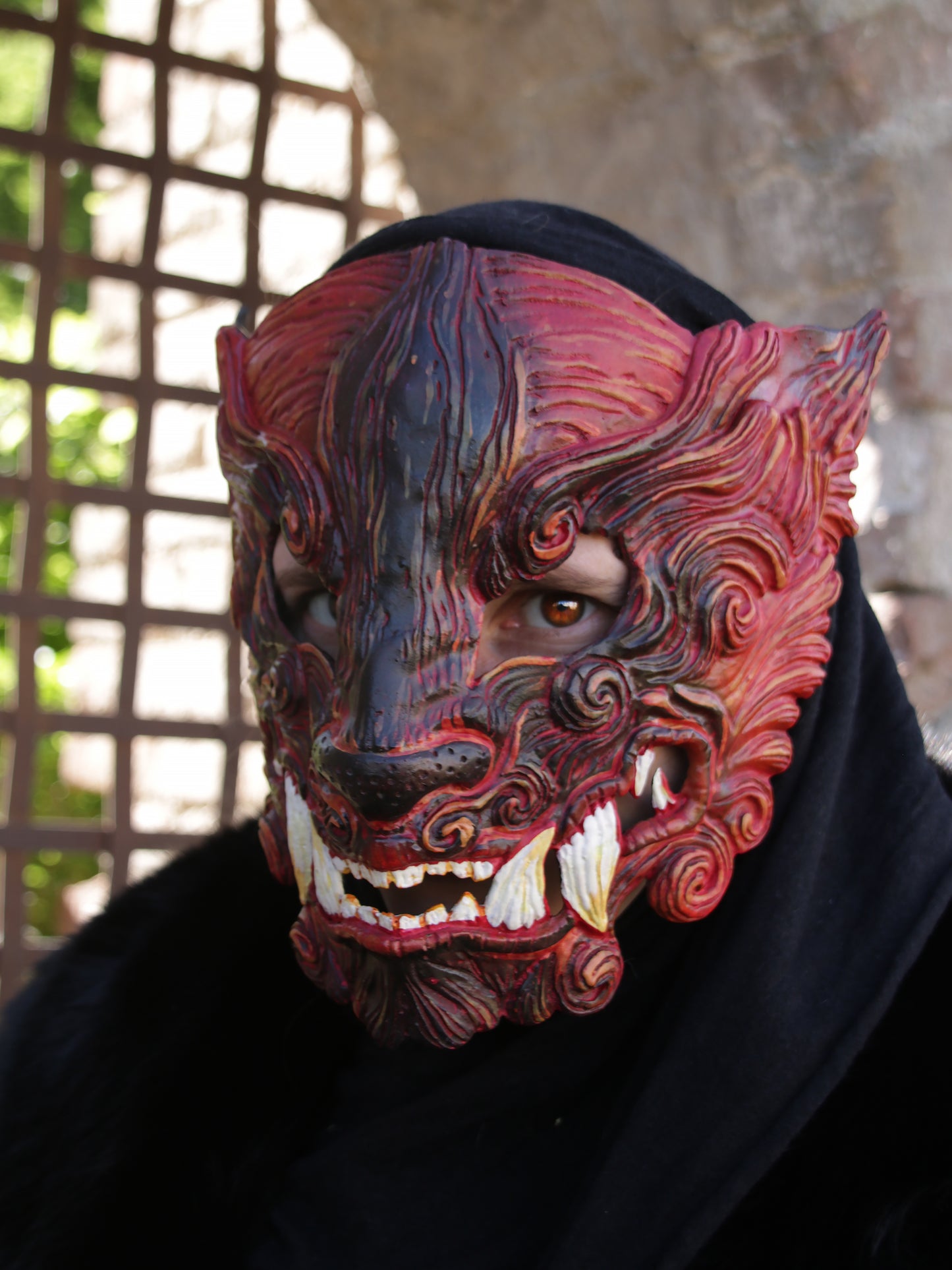 Red Oni mask