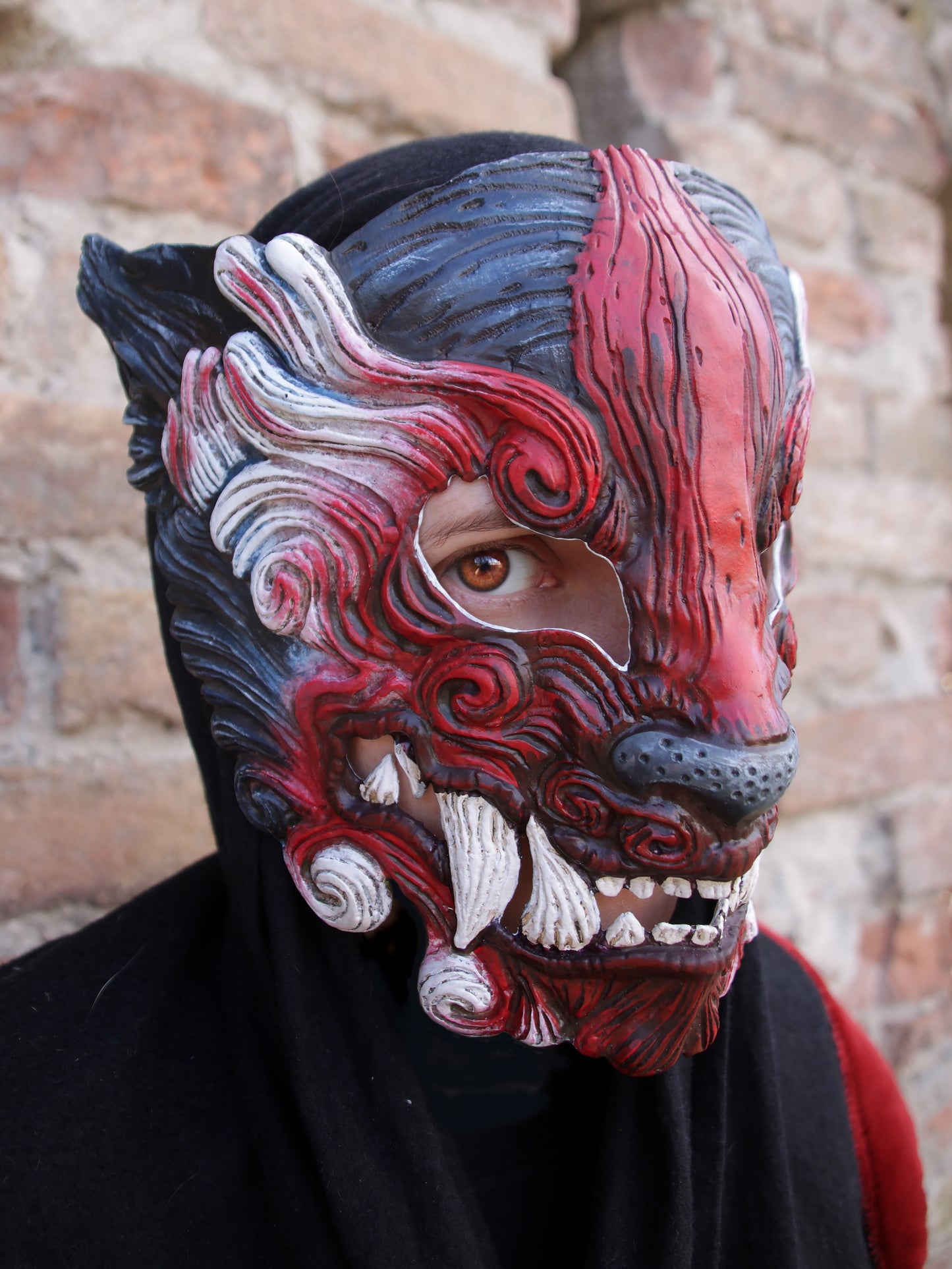 American Flag Oni mask - Resin Mask