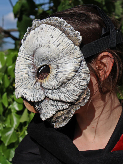 White Barn Owl mask