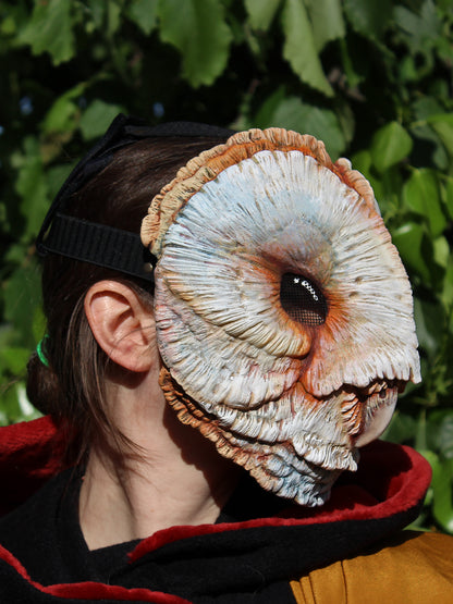 Pink Barn Owl mask