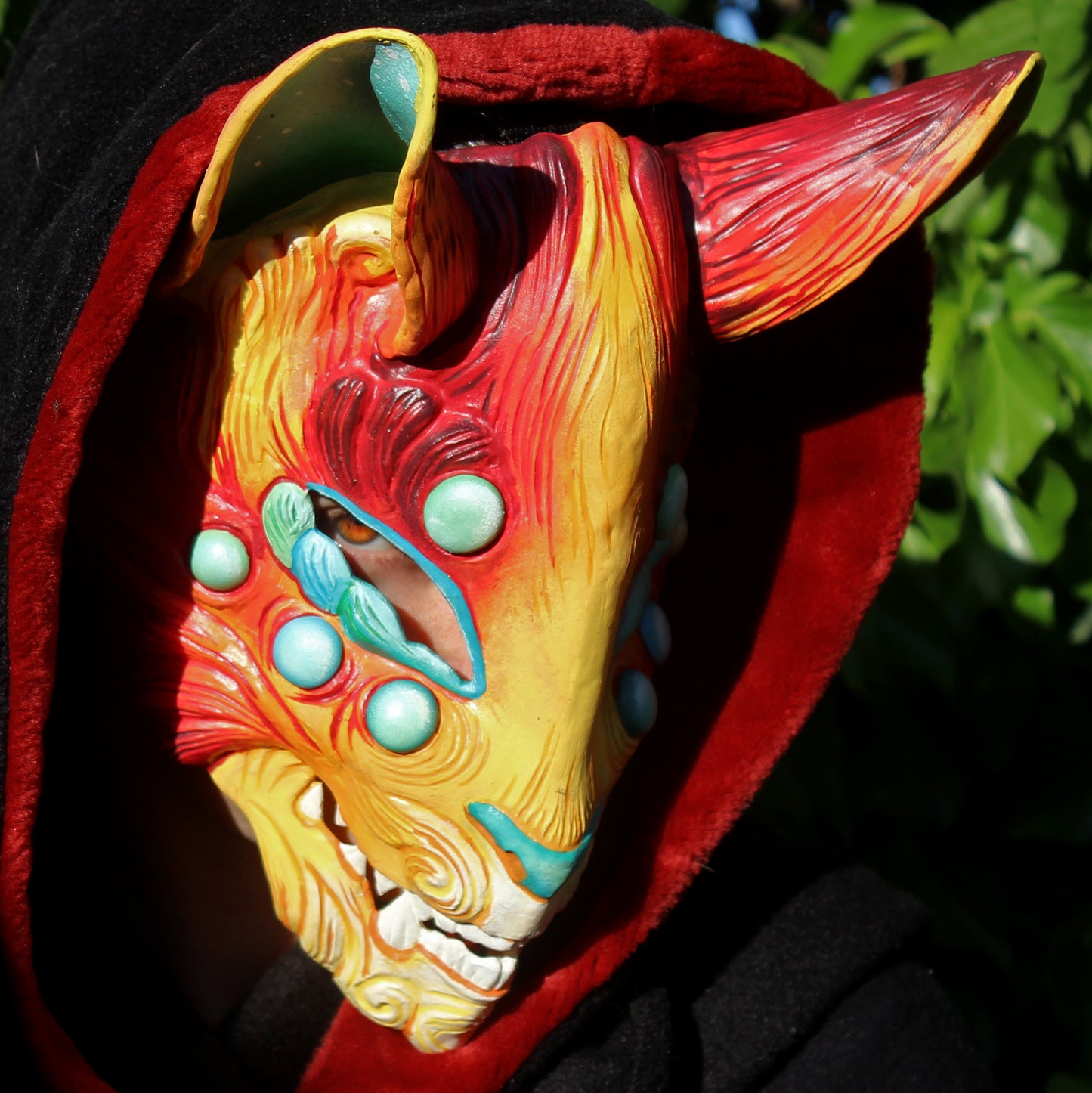 Fire Kitsune mask