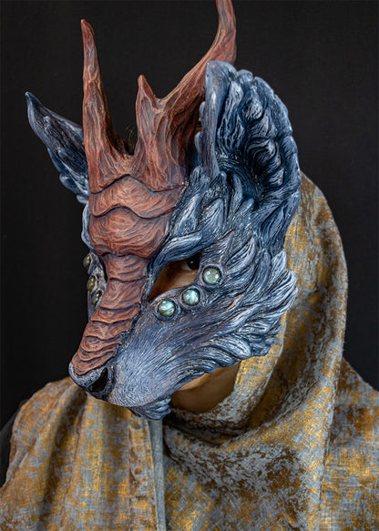 Classic Young Qilin Resin Mask