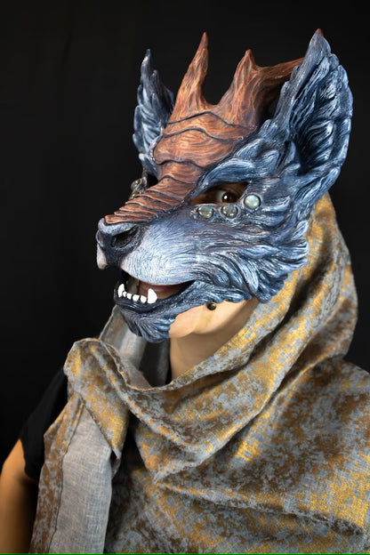 Blank Kirin Qili Resin Mask - Ready to Ship