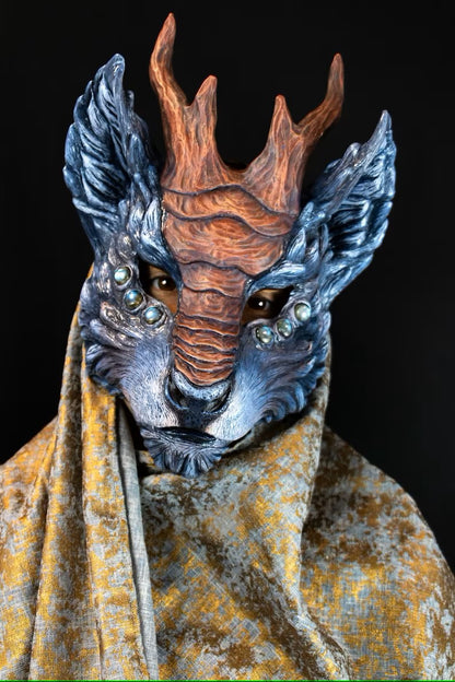 Classic Young Qilin Resin Mask