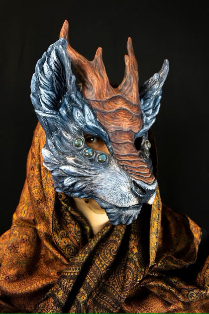 Blank Kirin Qili Resin Mask - Ready to Ship